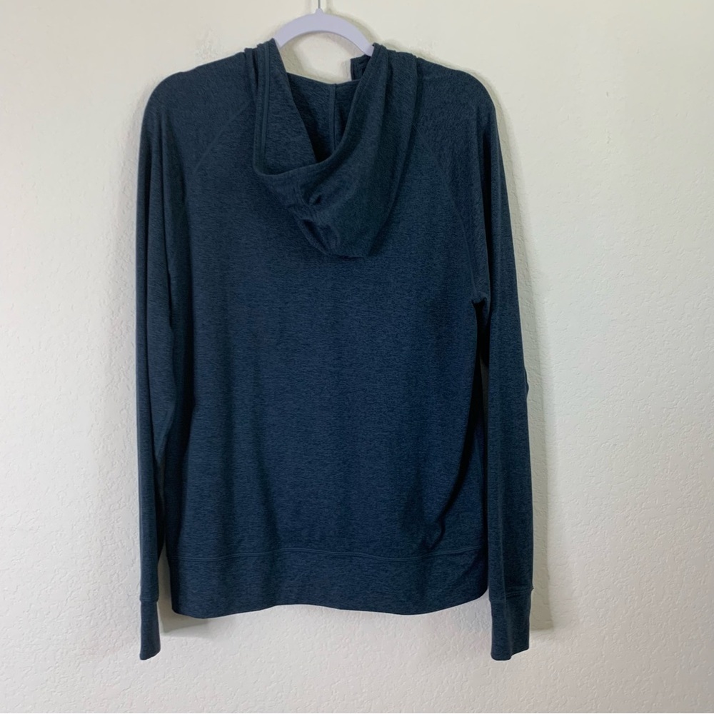 Vuori Mens blue Ponto performance 1/4 zip up hoodie M V244 - Picture 8 of 9